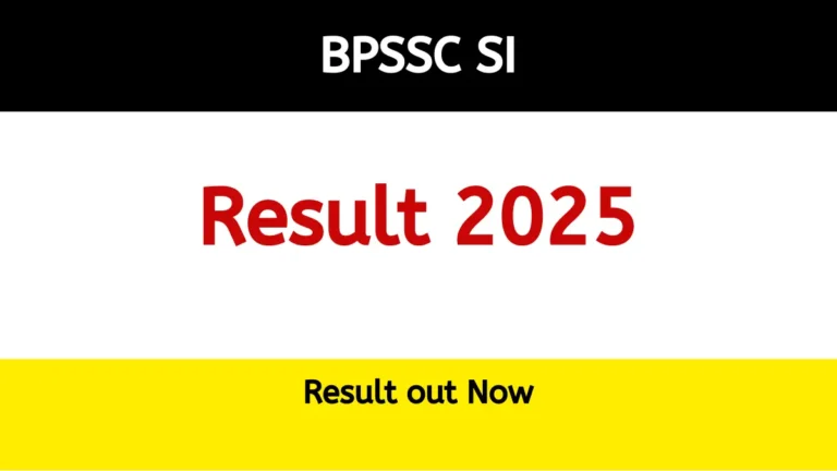 BPSSC SI