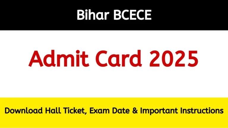 Bihar BCECE