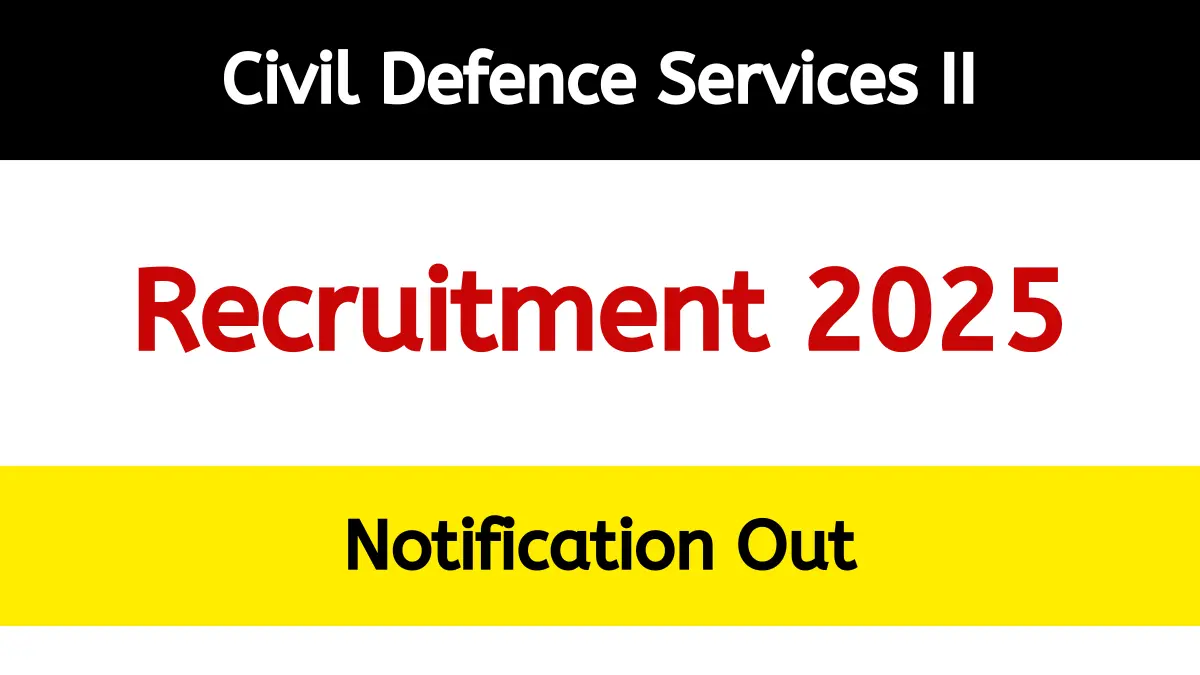 Civil Defence Services II
