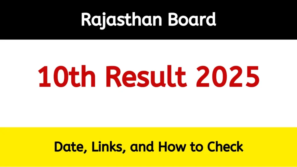 Rajasthan board 12th Result