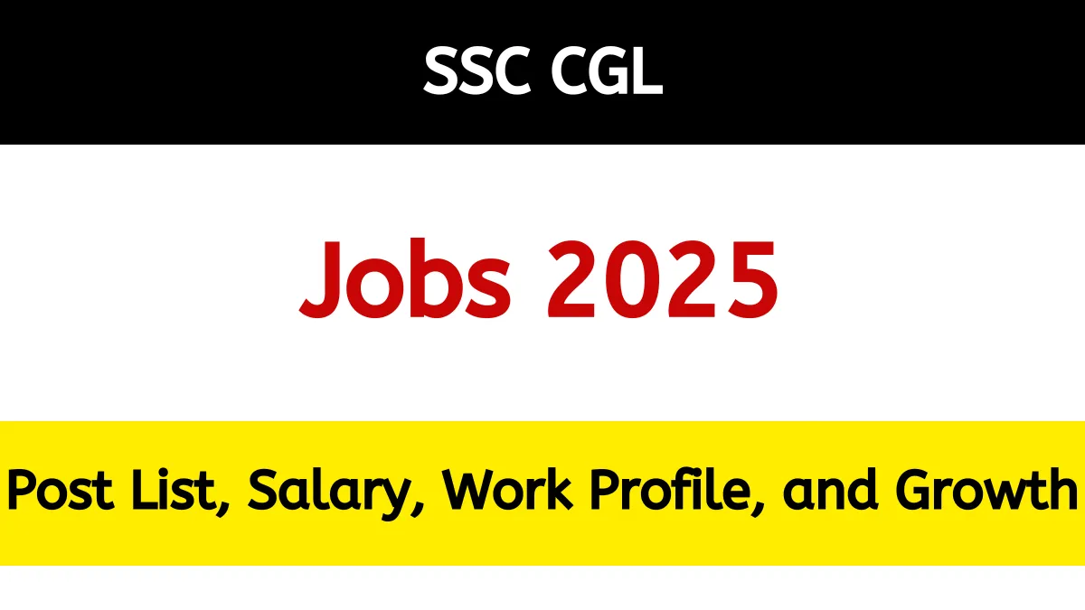 SSC CGL Jobs