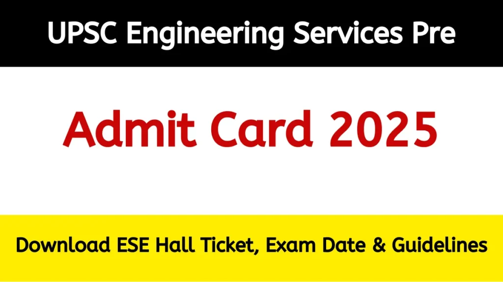 UPSC Engineering Services Pre