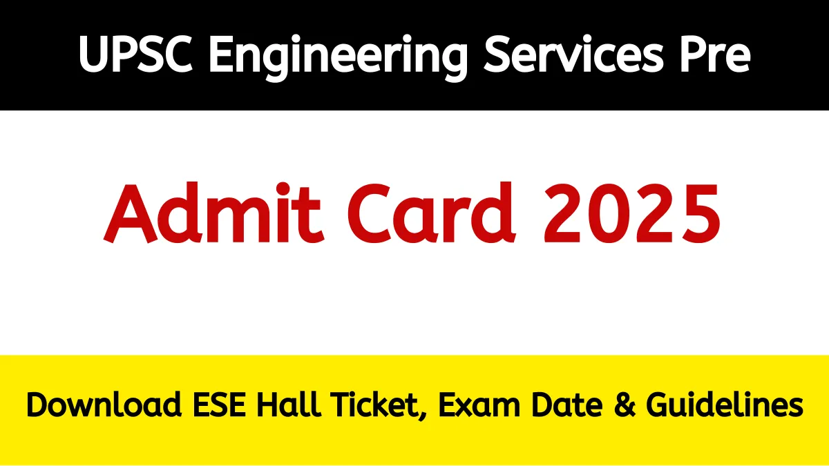 UPSC Engineering Services Pre